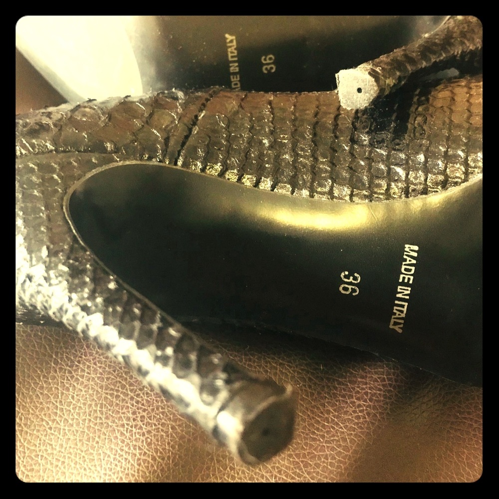 Bagatt leather high heels. Size 6.